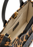 Balmain B-army 36 Leopard-print Canvas Tote - One Size