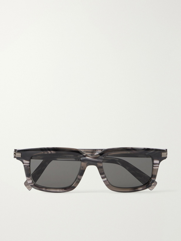 Photo: Zegna - Square-Frame Acetate Sunglasses - Black