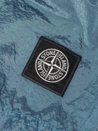 Stone Island - Straight-Leg Mid-Length Logo-Appliqued ECONYL® Nylon Metal Swim Shorts - Blue