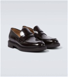 Gianvito Rossi Harris leather penny loafers