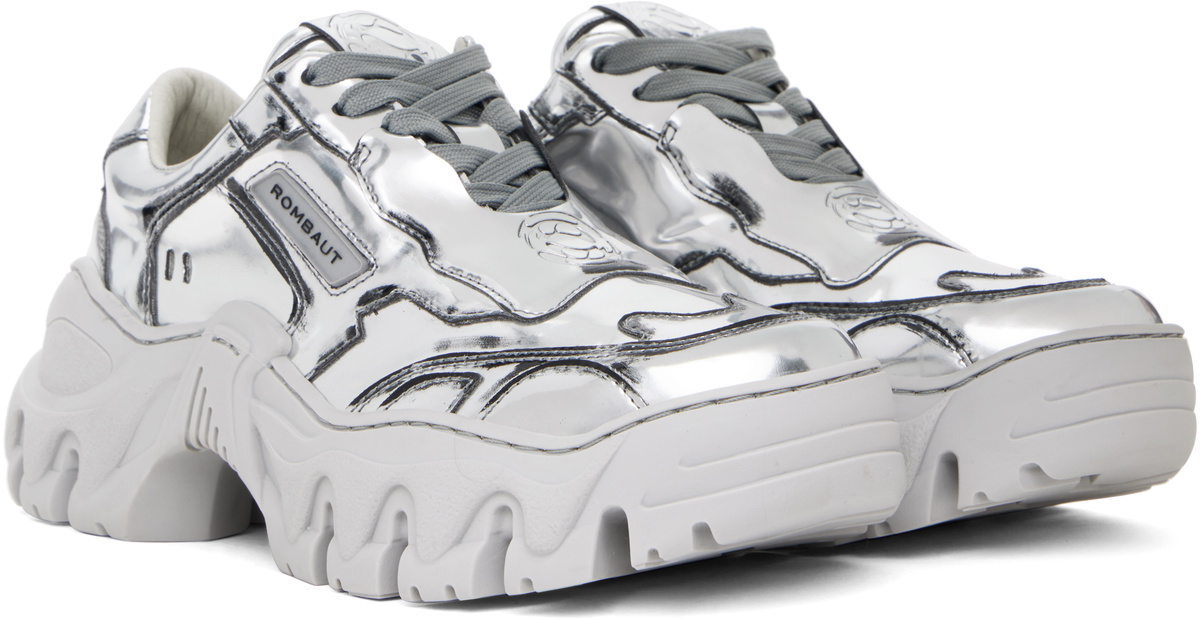 Rombaut SSENSE Exclusive Silver Lava Boccaccio II Sneakers