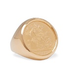 Bottega Veneta - Gold-Plated Signet Ring - Gold