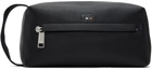 BOSS Black Faux-Leather Pouch