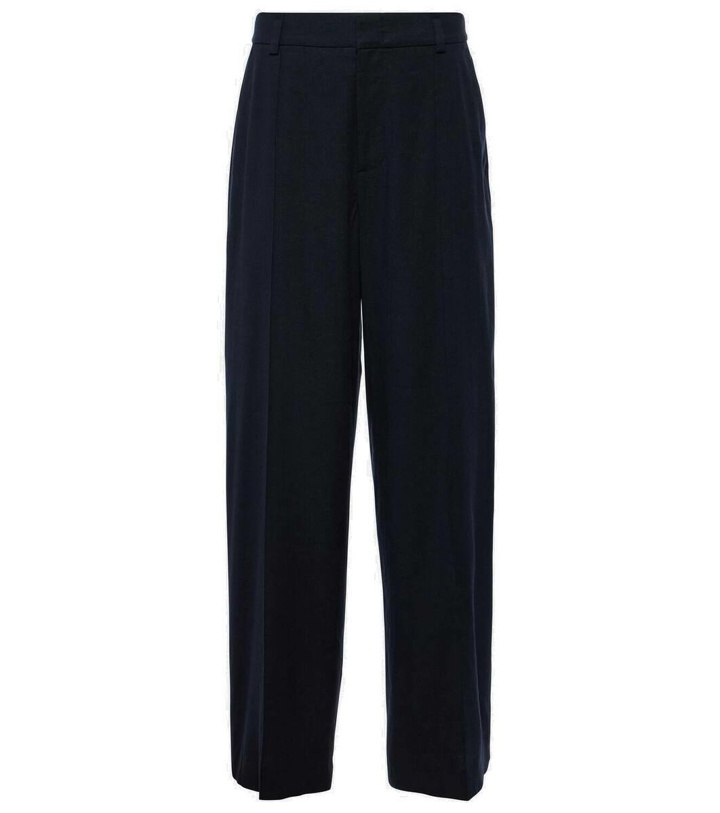 Photo: Vince Linen-blend wide-leg pants