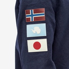 Napapijri Men's Clinch Patch Logo Overshirt in Blue Marine