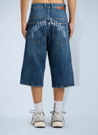 Palm Angels Curved Logo Skater Shorts