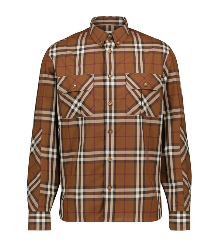 Photo: Burberry - Coulsdon check cotton shirt