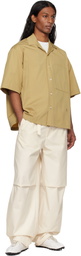Jil Sander Off-White Belted Trousers