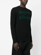 MAISON KITSUNE' - Logo Wool Crewneck Jumper