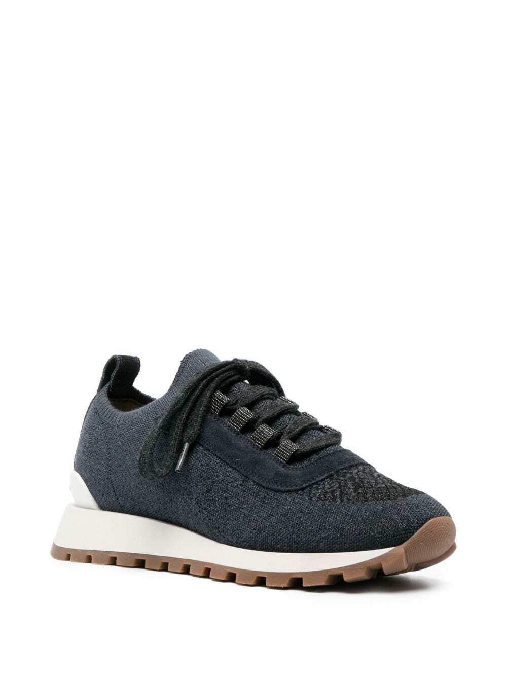 BRUNELLO CUCINELLI - Knitted Low-top Sneakers Brunello Cucinelli