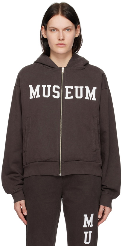 Photo: Museum of Peace & Quiet Brown Varsity Hoodie