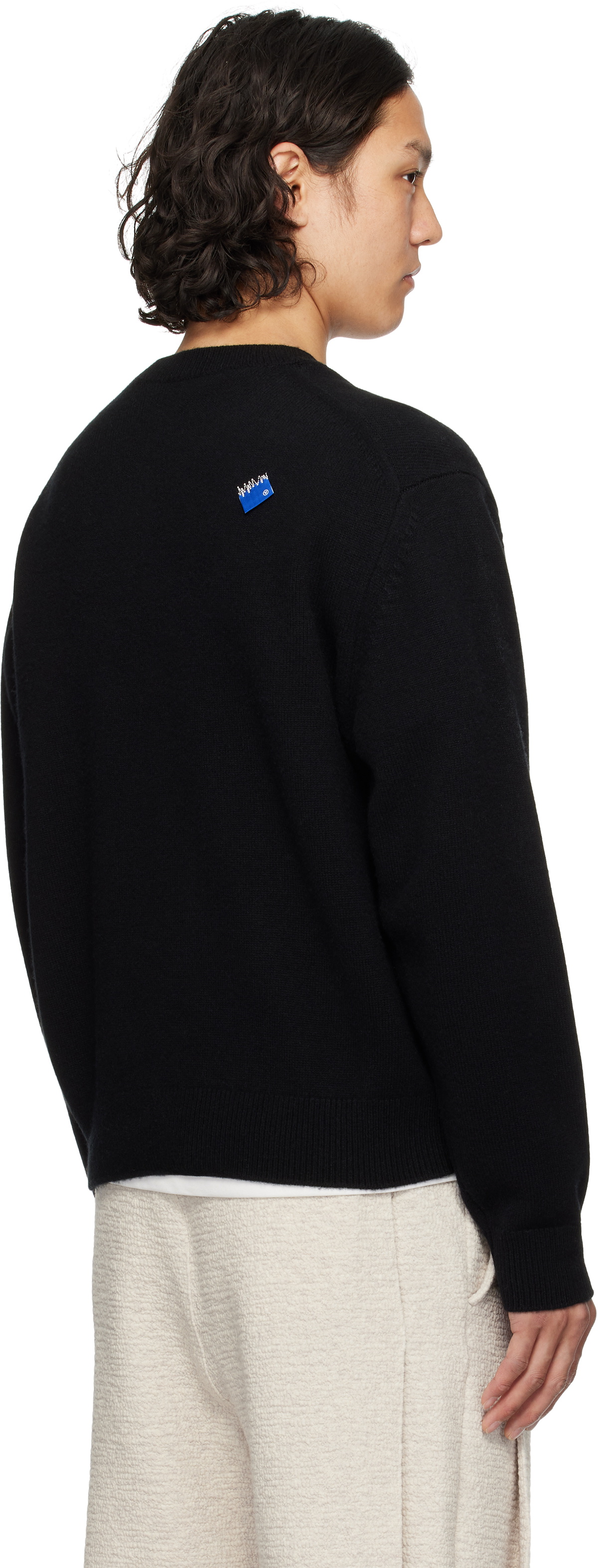 ADER error Black Sig; TRS Tag Knit 01 Sweater