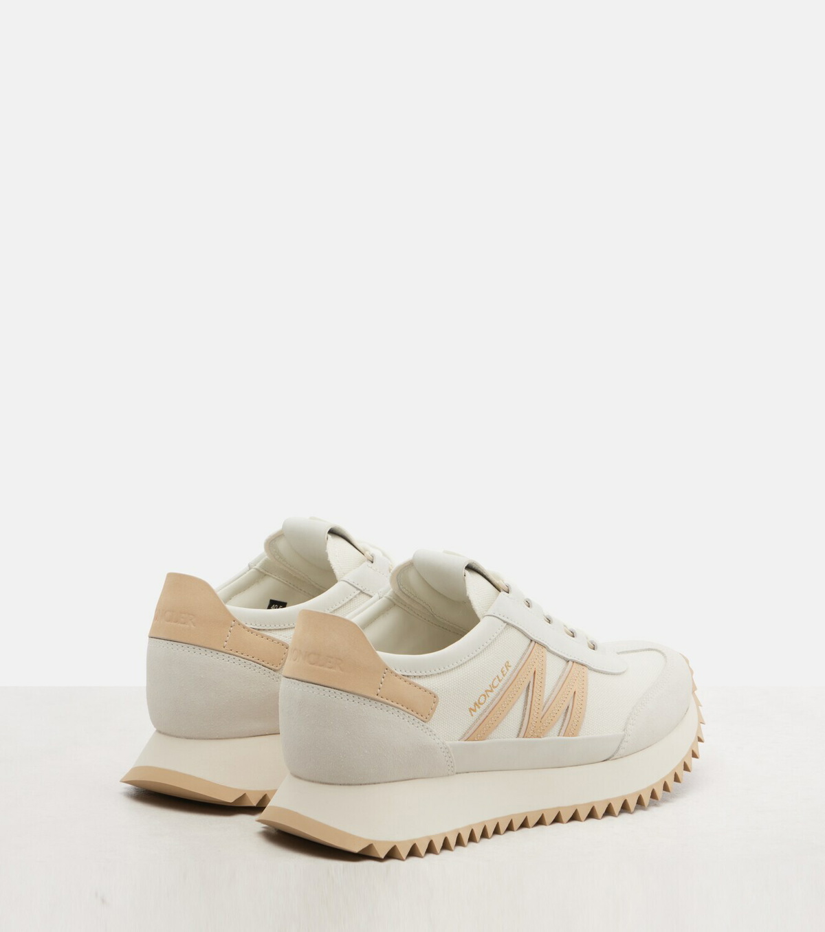 Moncler Pacey2 suede-trimmed sneakers