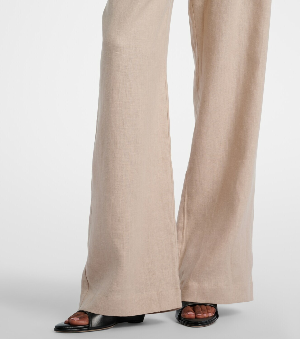 Asceno Rivello linen wide-leg pants