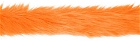 Mowalola Orange Faux Fur Belt