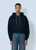 Alexander Wang Zip-Front Hooded Sweatshirt