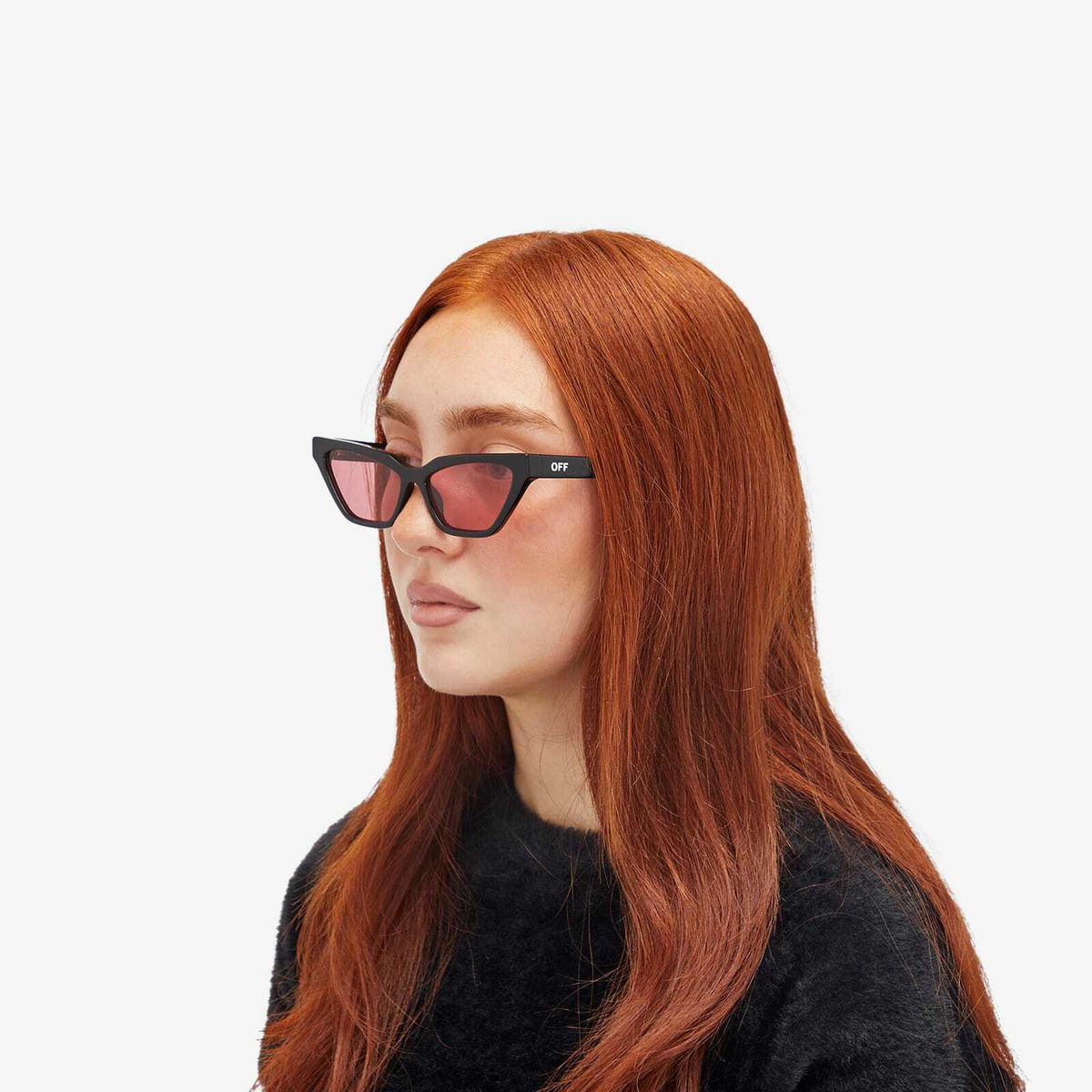Off-White Sunglasses Women's Off-White Madison Sunglasses in Black/Red 