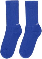 SOCKSSS Two-Pack Blue & Purple Socks