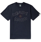 Billionaire Boys Club - Heart & Mind Swarovski Crystal-Embellished Cotton-Jersey T-Shirt - Blue