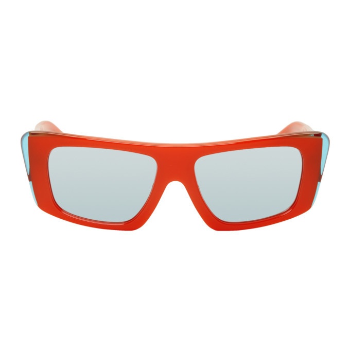 Photo: Alain Mikli Paris Orange and Blue Jeremy Scott Edition A05029 Sunglasses