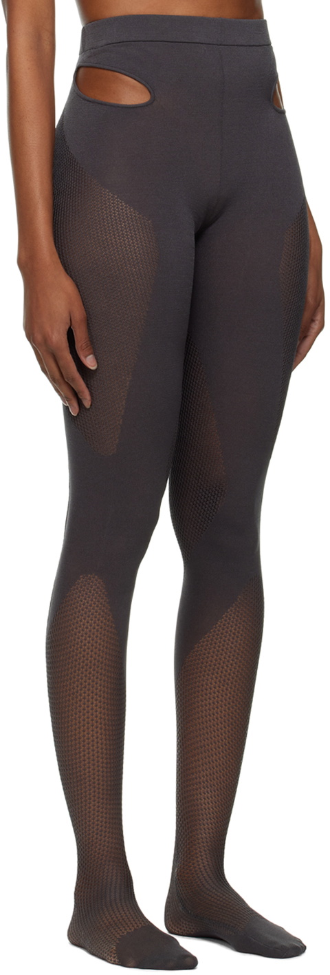 Dion Lee Gray Bodywear Leggings
