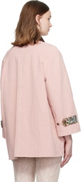 Valentino Pink Denim Jacket