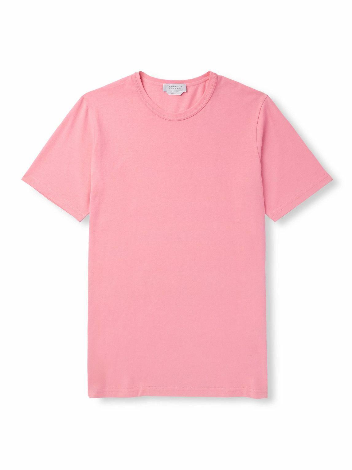 Gabriela Hearst - Bandeira Cotton-Jersey T-Shirt - Pink