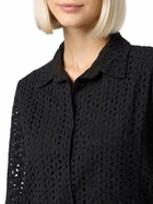 MC2 Saint Barth Woman Black Sangallo Shirt Mini Dress