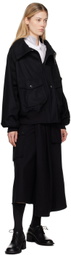 YOHJI YAMAMOTO Black R-Flight Jacket