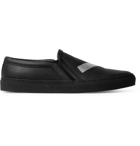 GIVENCHY - Urban Street Logo-Detailed Leather Sneakers - Black