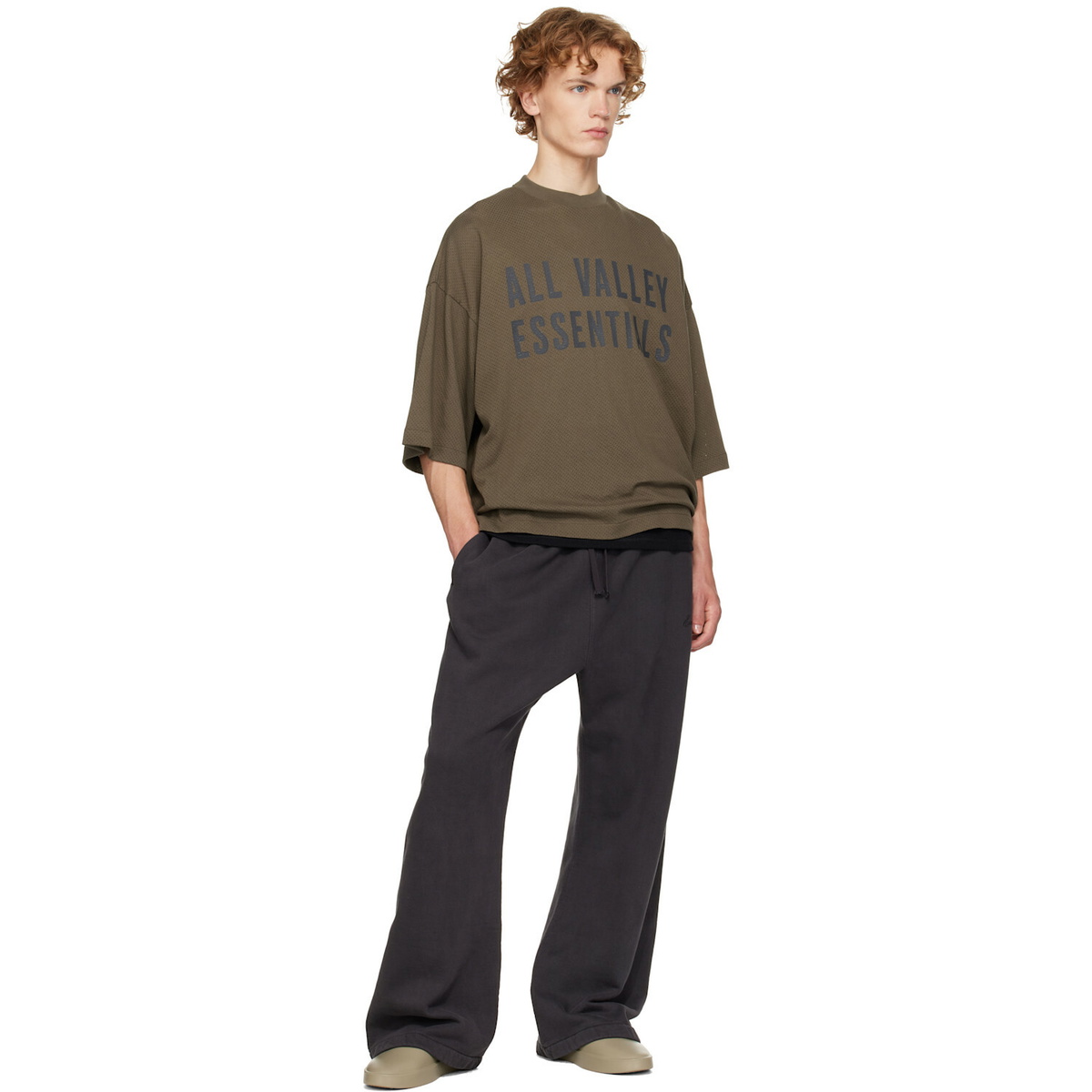 Fear of God ESSENTIALS Khaki Essentials California 1.0 Mule Loafers