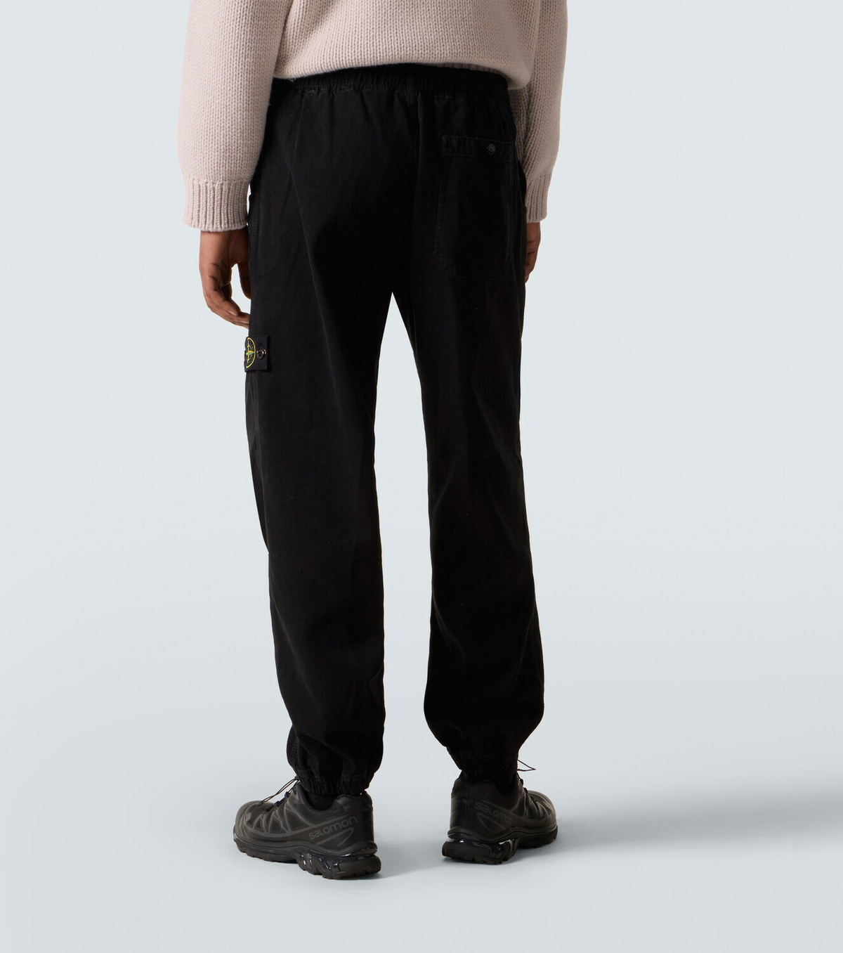 Stone Island Compass cotton chinos