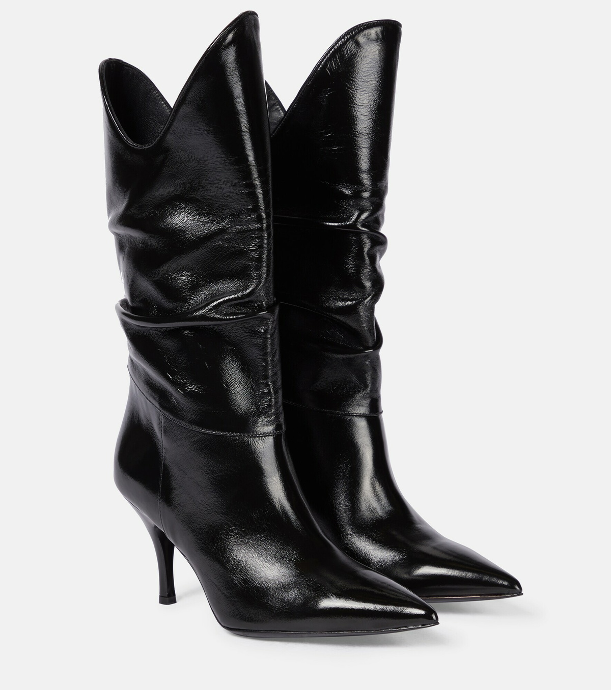 The Attico Venus patent leather boots The Attico