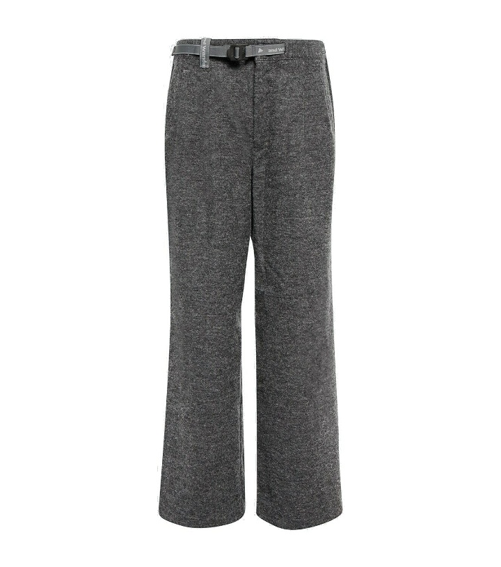 Photo: And Wander - PE OX cotton and wool track pants