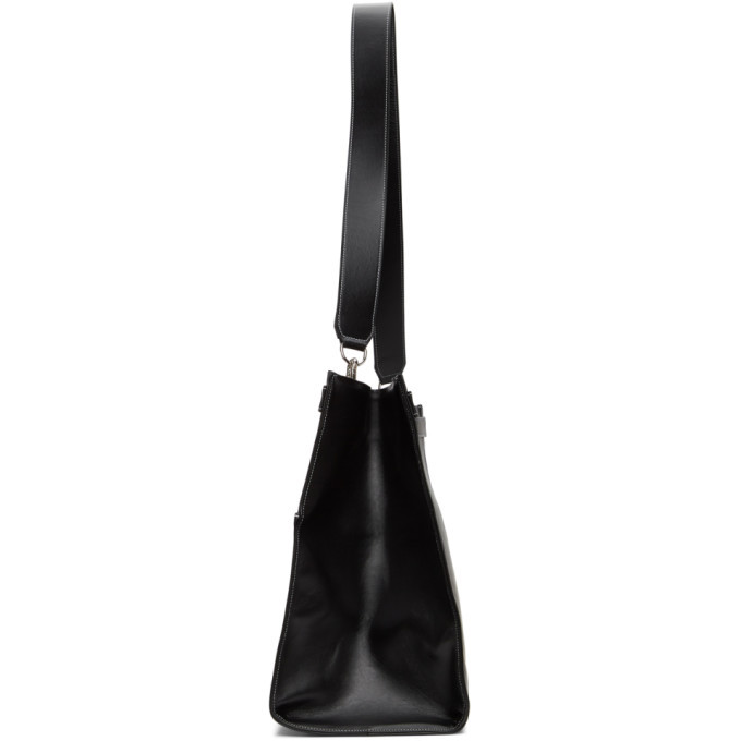 Sunnei Black Parallelepipedo Tote Sunnei