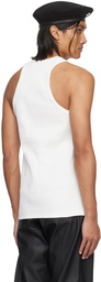 MISBHV White 'The M' Tank Top