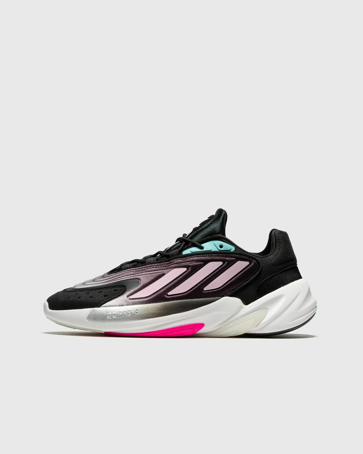 adidas gazelle silver green womens adidas Ozelia 'Black / Blue Metallic'  TAKOUT