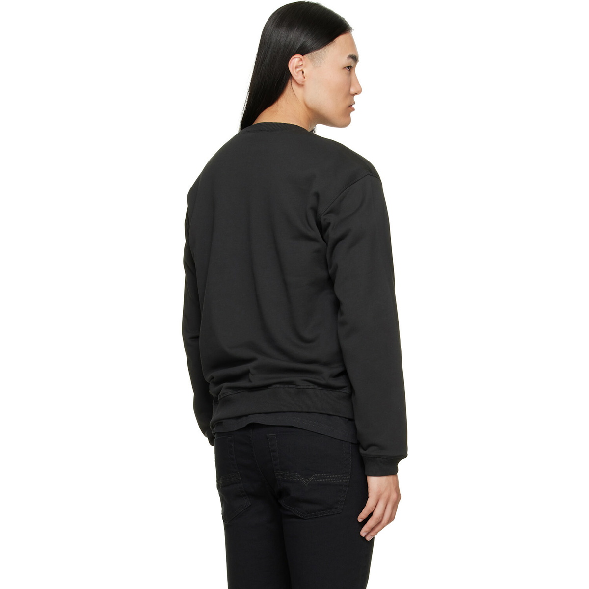 Diesel Black S-Norm-Iod Sweatshirt