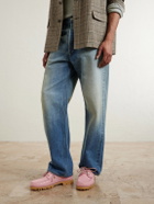 VINNY's - Aztec Full-Grain Leather Boat Shoes - Pink