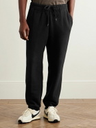 James Perse - Cozy Tapered Cotton-Blend Jersey Sweatpants - Black