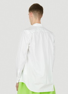 Draped Shirt in White