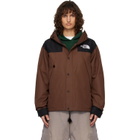 The North Face Brown DRYVENT Mono Mountain Rain Jacket