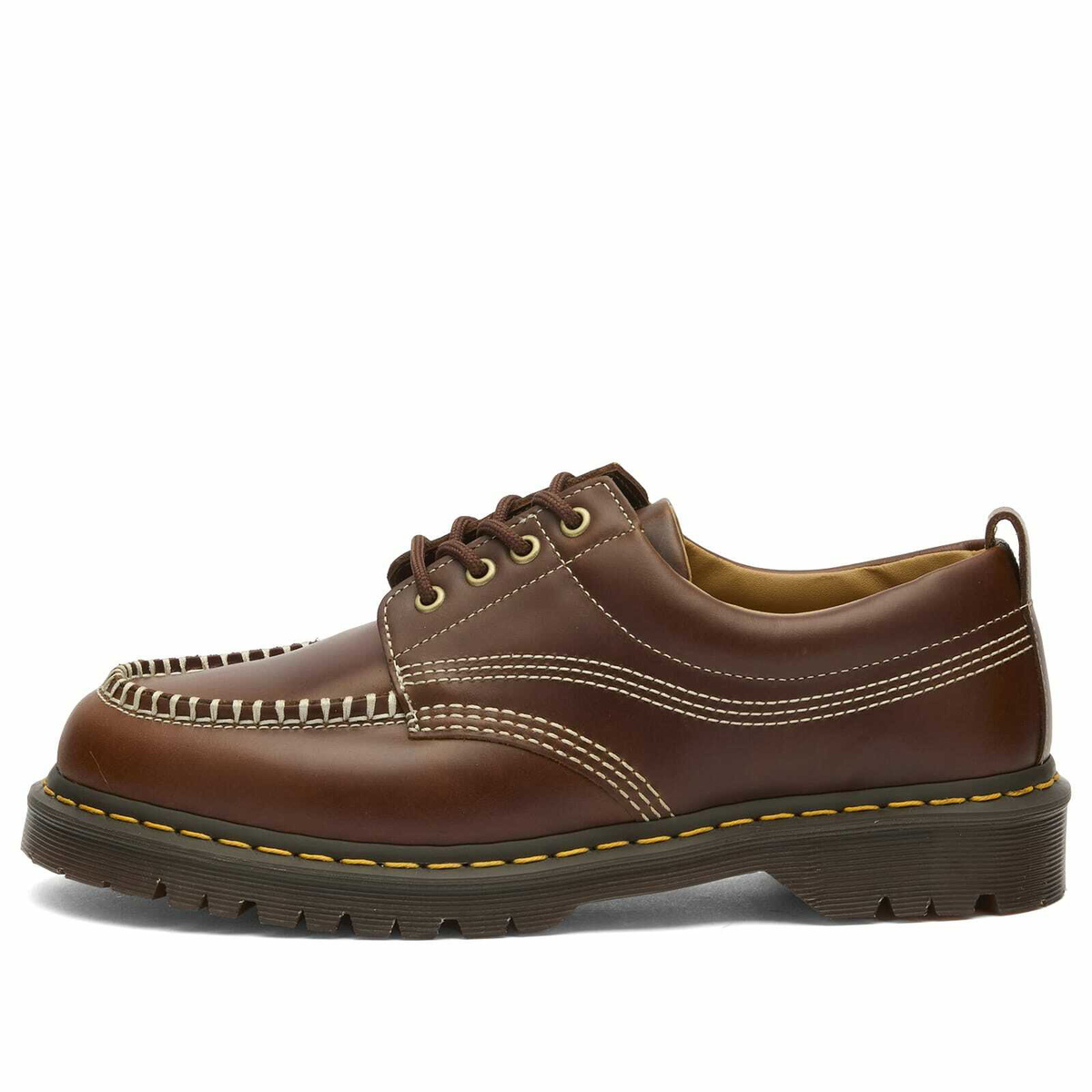 Dr. Martens Men's Lowell Leather Shoe in Butterscotch Orleans
