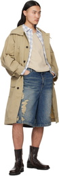 lesugiatelier Beige Travel Mac Coat