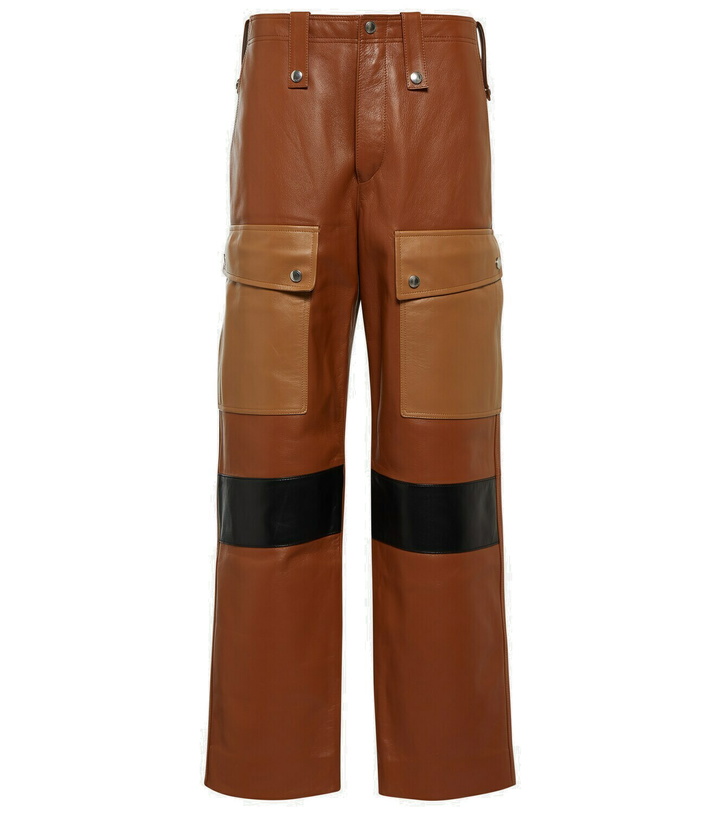 Photo: Chloé Patchwork leather cargo pants