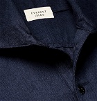 Everest Isles - Woven Polo Shirt - Men - Navy