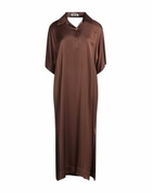 Aeron Womens Midi dress in Brown