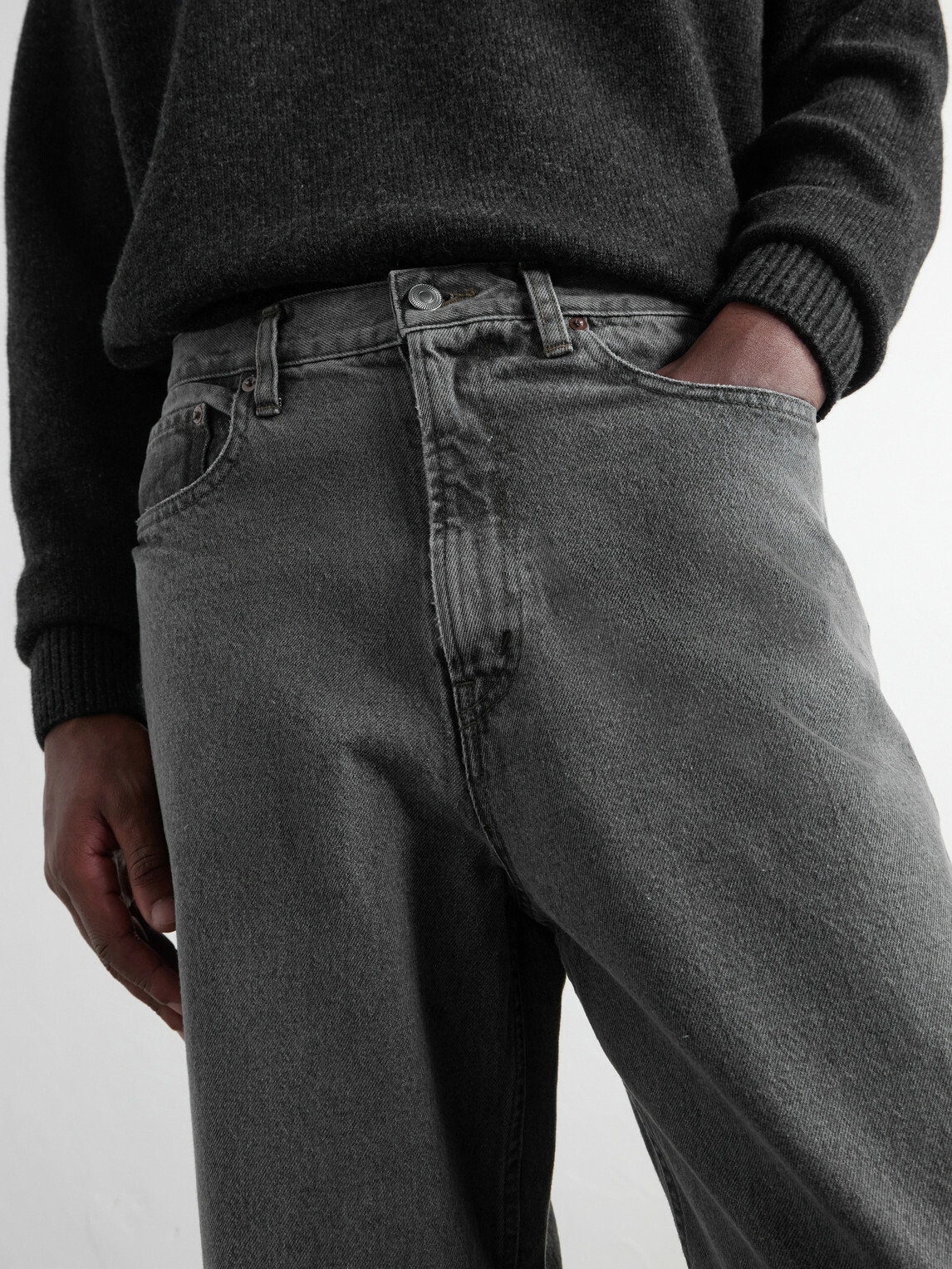 A.PRESSE - Wide-Leg Jeans - Gray