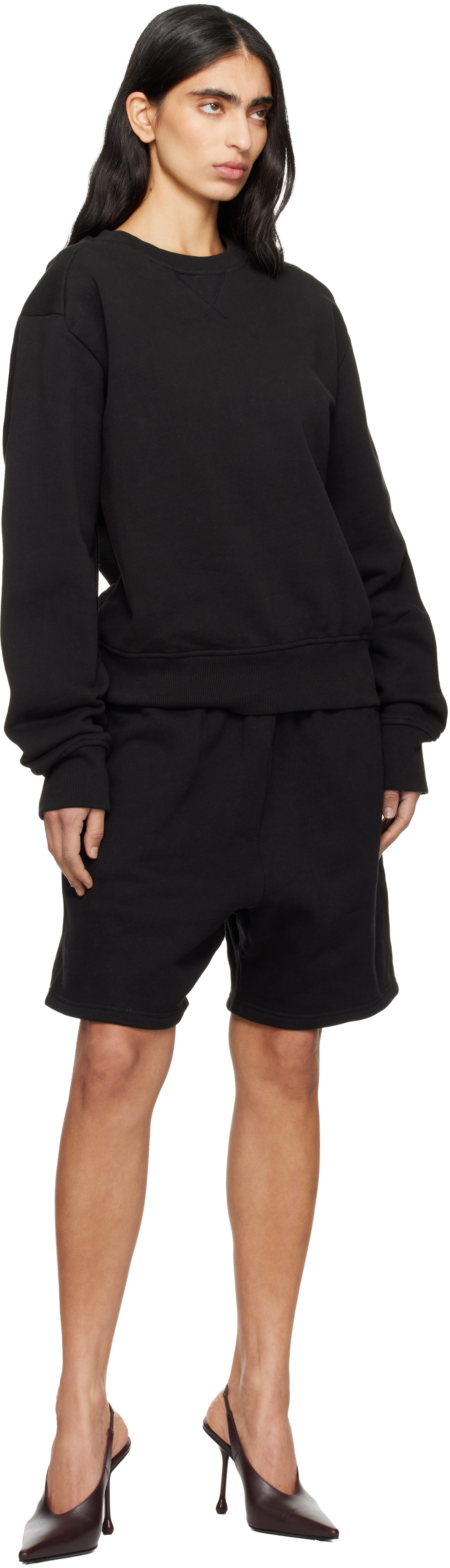 Entire Studios Black Standard Sweat Shorts