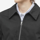 Jil Sander Men's Zip Wool Overshirt in Black